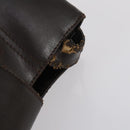 Chloe HUNTING WORLD Bag Leather 2 Set Navy Brown Auth gh1181-6