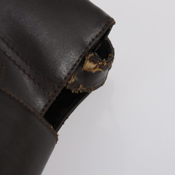 Chloe HUNTING WORLD Bag Leather 2 Set Navy Brown Auth gh1181