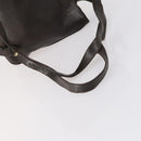 Chloe HUNTING WORLD Bag Leather 2 Set Navy Brown Auth gh1181-7