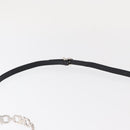 Salvatore Ferragamo Gancini Hand Bag Leather 2way Black Silver Auth gh1184-9