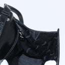 Salvatore Ferragamo Gancini Hand Bag Leather 2way Black Silver Auth gh1184-19