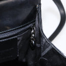 Salvatore Ferragamo Gancini Hand Bag Leather 2way Black Silver Auth gh1184-21