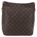 LOUIS VUITTON Monogram Looping GM Shoulder Bag M51145 LV Auth gh1186-2