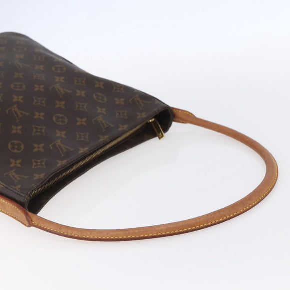 LOUIS VUITTON Monogram Looping GM Shoulder Bag M51145 LV Auth gh1186