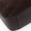 GUCCI Bamboo Shoulder Bag Leather 2way Brown Gold 001 1705 1638 Auth gh1190-15