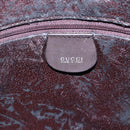 GUCCI Bamboo Shoulder Bag Leather 2way Brown Gold 001 1705 1638 Auth gh1190-16