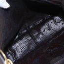 GUCCI Bamboo Shoulder Bag Leather 2way Brown Gold 001 1705 1638 Auth gh1190-18