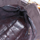 GUCCI Bamboo Shoulder Bag Leather 2way Brown Gold 001 1705 1638 Auth gh1190-19