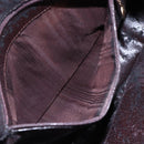 GUCCI Bamboo Shoulder Bag Leather 2way Brown Gold 001 1705 1638 Auth gh1190-21