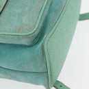 GUCCI Bamboo Backpack Suede Green Gold 003 2058 0016 Auth gh1191-17