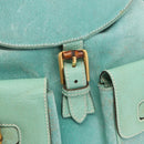 GUCCI Bamboo Backpack Suede Green Gold 003 2058 0016 Auth gh1191-21