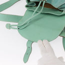 GUCCI Bamboo Backpack Suede Green Gold 003 2058 0016 Auth gh1191-22