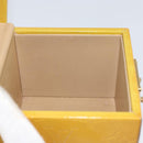 LOUIS VUITTON Monogram Vernis Bleecker Cosmetic Pouch Beige M91002 Auth gh1193-19