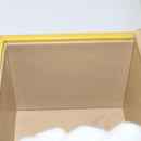 LOUIS VUITTON Monogram Vernis Bleecker Cosmetic Pouch Beige M91002 Auth gh1193-20