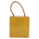 LOUIS VUITTON Monogram Vernis Bleecker Cosmetic Pouch Beige M91002 Auth gh1193-2