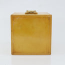 LOUIS VUITTON Monogram Vernis Bleecker Cosmetic Pouch Beige M91002 Auth gh1193-5