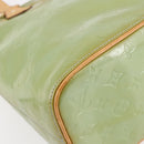 LOUIS VUITTON Monogram Vernis Houston Hand Bag Baby Blue M91005 LV Auth gh1194-16