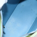 LOUIS VUITTON Monogram Vernis Houston Hand Bag Baby Blue M91005 LV Auth gh1194-11