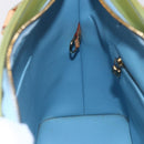 LOUIS VUITTON Monogram Vernis Houston Hand Bag Baby Blue M91005 LV Auth gh1194-19
