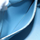 LOUIS VUITTON Monogram Vernis Houston Hand Bag Baby Blue M91005 LV Auth gh1194-20