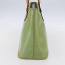 LOUIS VUITTON Monogram Vernis Houston Hand Bag Baby Blue M91005 LV Auth gh1194-4