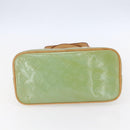 LOUIS VUITTON Monogram Vernis Houston Hand Bag Baby Blue M91005 LV Auth gh1194-5