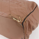 CHANEL Matelasse Boston Bag Caviar Skin Pink Silver CC Auth gh1196-10