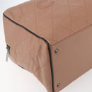 CHANEL Matelasse Boston Bag Caviar Skin Pink Silver CC Auth gh1196-11