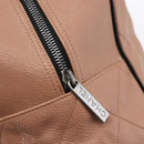 CHANEL Matelasse Boston Bag Caviar Skin Pink Silver CC Auth gh1196-14