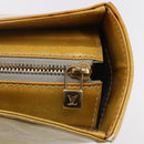 LOUIS VUITTON Monogram Vernis Columbus Tote Bag Gris M91028 LV Auth gh1198-10