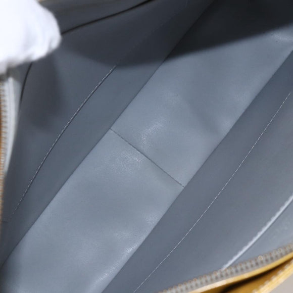 LOUIS VUITTON Monogram Vernis Columbus Tote Bag Gris M91028 LV Auth gh1198