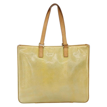 LOUIS VUITTON Monogram Vernis Columbus Tote Bag Gris M91028 LV Auth gh1198 - 0