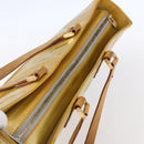 LOUIS VUITTON Monogram Vernis Columbus Tote Bag Gris M91028 LV Auth gh1198-6