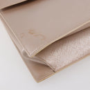 Salvatore Ferragamo Gancini Hand Bag Leather 2way Pink Gold Auth gh1200-13