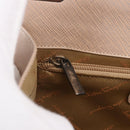 Salvatore Ferragamo Gancini Hand Bag Leather 2way Pink Gold Auth gh1200-17