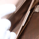 Salvatore Ferragamo Gancini Hand Bag Leather 2way Pink Gold Auth gh1200-21