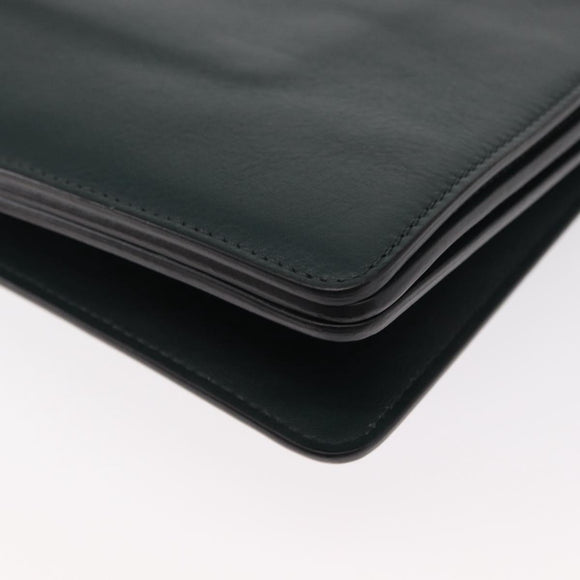 Chloe Fay Shoulder Bag Suede Leather Khaki Gold Auth gh1201