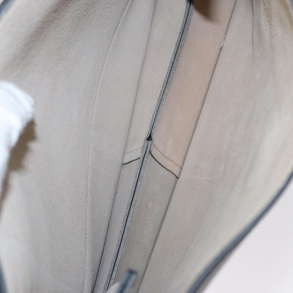 Chloe Fay Shoulder Bag Suede Leather Khaki Gold Auth gh1201