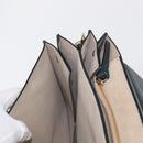 Chloe Fay Shoulder Bag Suede Leather Khaki Gold Auth gh1201-21