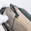 Chloe Fay Shoulder Bag Suede Leather Khaki Gold Auth gh1201-23