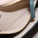 Chloe Fay Shoulder Bag Suede Leather Khaki Gold Auth gh1201-24