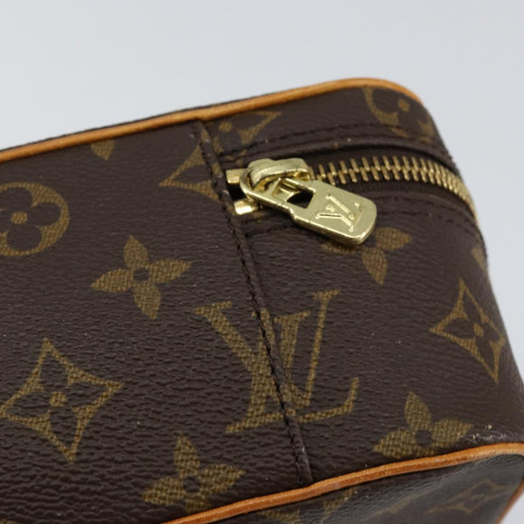 LOUIS VUITTON Monogram Trousse Boite Cosmetic Pouch M47640 LV Auth gh1205