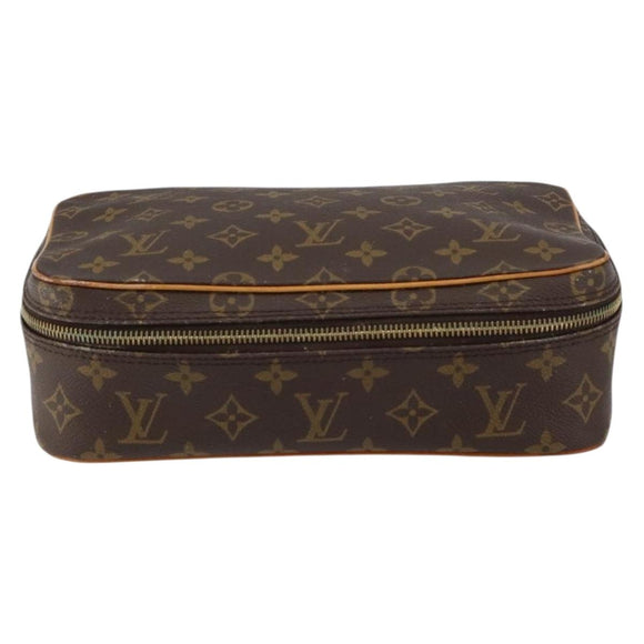 LOUIS VUITTON Monogram Trousse Boite Cosmetic Pouch M47640 LV Auth gh1205