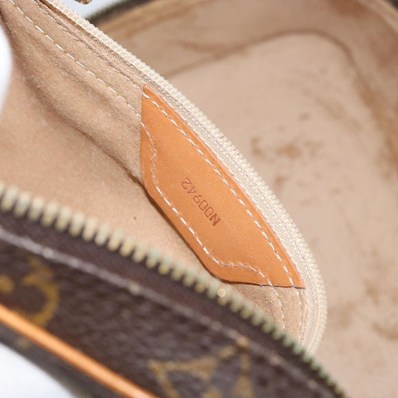 LOUIS VUITTON Monogram Trousse Boite Cosmetic Pouch M47640 LV Auth gh1205