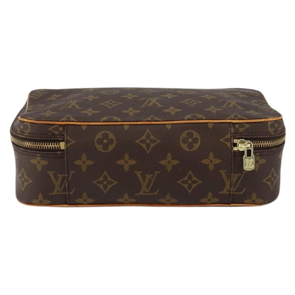 LOUIS VUITTON Monogram Trousse Boite Cosmetic Pouch M47640 LV Auth gh1205