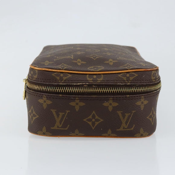 LOUIS VUITTON Monogram Trousse Boite Cosmetic Pouch M47640 LV Auth gh1205