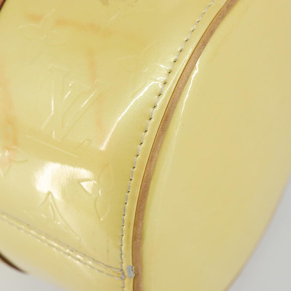 LOUIS VUITTON Monogram Vernis Bedford Hand Bag Perle M91006 LV Auth gh1206