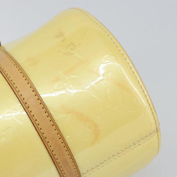 LOUIS VUITTON Monogram Vernis Bedford Hand Bag Perle M91006 LV Auth gh1206