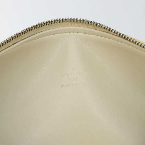 LOUIS VUITTON Monogram Vernis Bedford Hand Bag Perle M91006 LV Auth gh1206