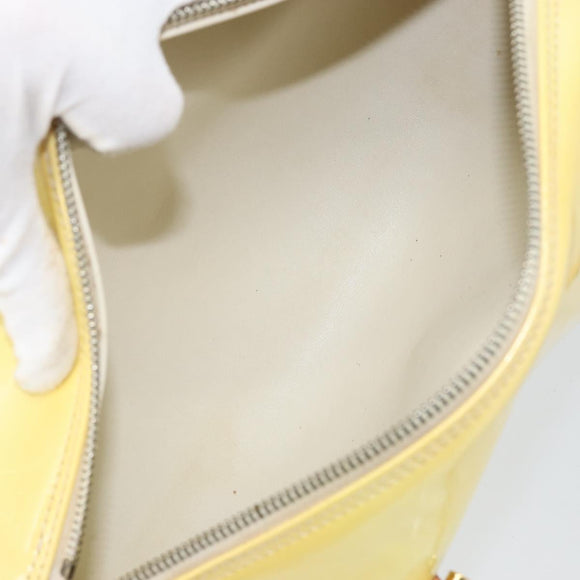 LOUIS VUITTON Monogram Vernis Bedford Hand Bag Perle M91006 LV Auth gh1206